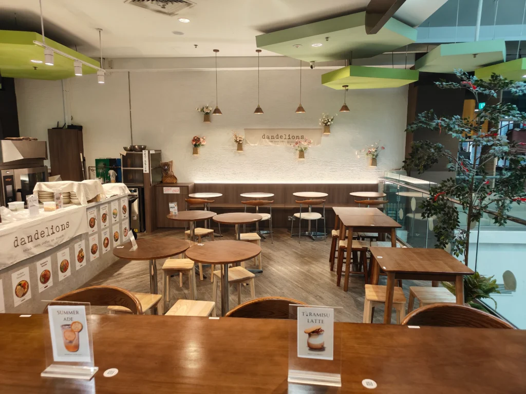 dandelion catering space
